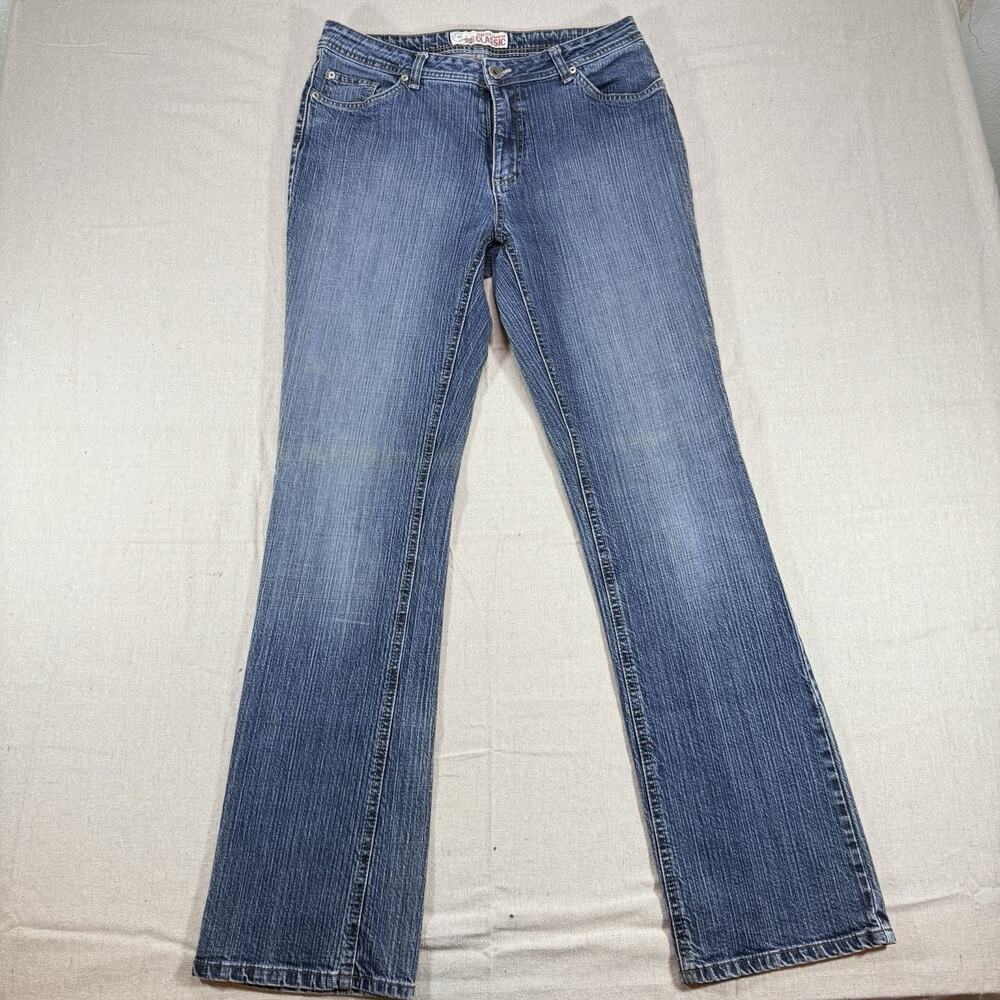 Faded Glory Stretch Bootcut Classic Jeans Women's Size 10 Blue Medium Wash